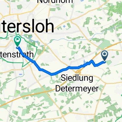 Kurze Ausfahrt von Verl nach Gütersloh