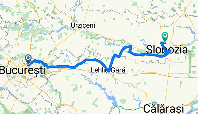 Traseu ziua 1 Cu Bicicleta la Mare 2017