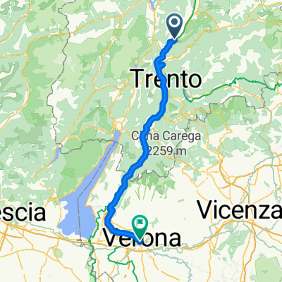 Ciclopista Valle Adige - end in Verona (rough)