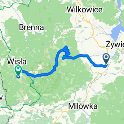 MTB Wieprz-Skrzyczne-Malinowska Skała-Cieńków-Wisła