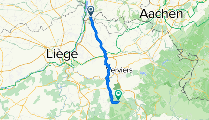 Climbing from Maastricht to Spa 40k