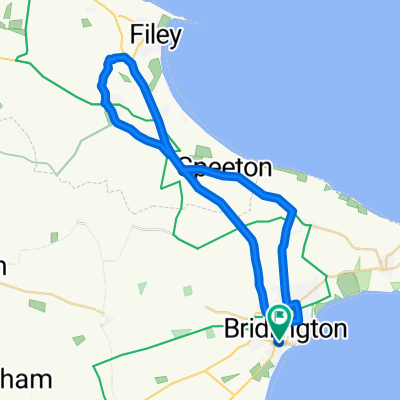 Lengthy bike tour through Bridlington