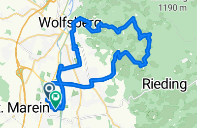 Route in der Bikemap App öffnen