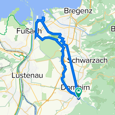 Dornbirn- Jannersee- Hard- Lauterach- Dornbirn