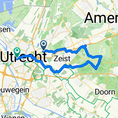 Lengthy bike tour from De Bilt to Utrecht