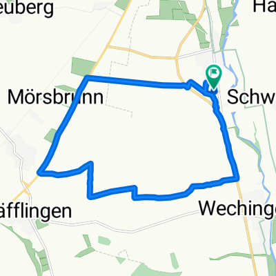 Ausfahrt durch Munningen