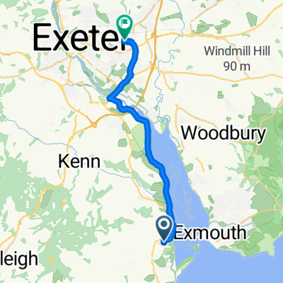 ride through Exeter