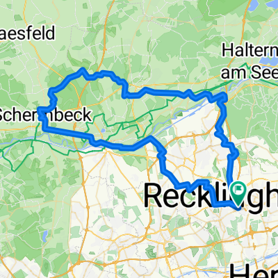 Recklinghausen - Schermbeck - Lippramsdorf - Sinsen - Recklinghausen