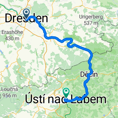 Dresden to Usti Nad Labem