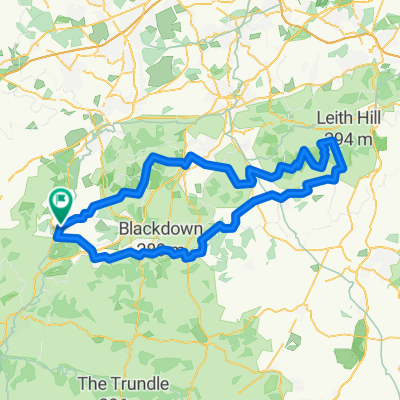 100km trainig route