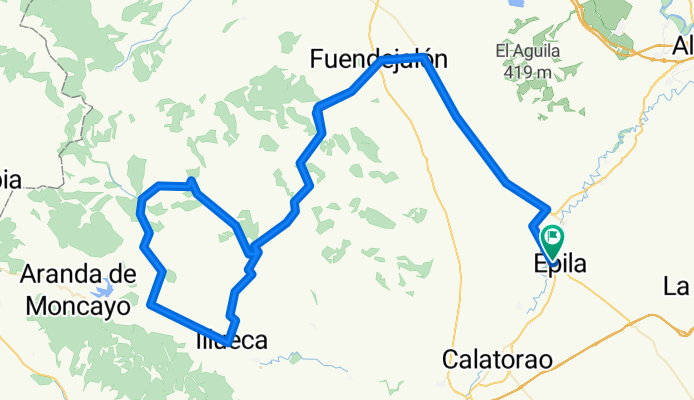 Épila-Pozuelo-Fuendejalón-Tabuenca-Calcena-Beratón