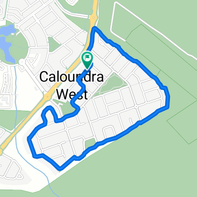 Brief ride through Caloundra West