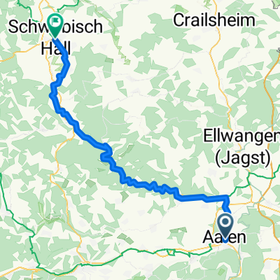 Aalen nach Schwäbisch Gmünd