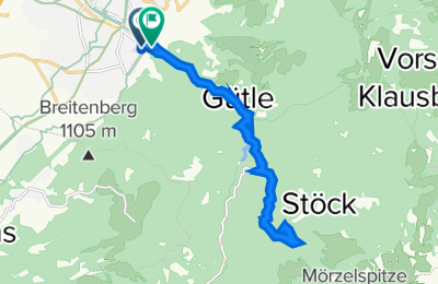 Route in der Bikemap App öffnen