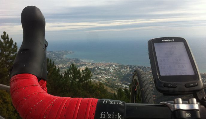 Photo 2 of the Bikemap route "A climb above Sanremo...starting on Poggio!"