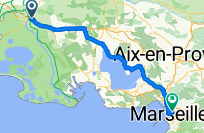 Route in der Bikemap App öffnen