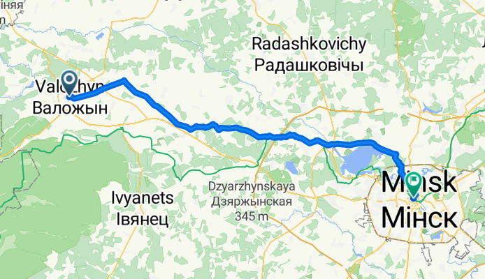 03_Valozyn - Minsk 84 km