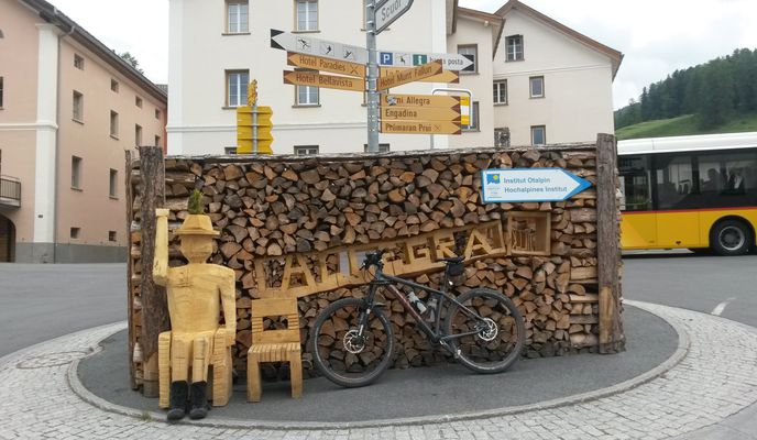 Photo 1 of the Bikemap route "Scuol - Celerina Etappe 4"