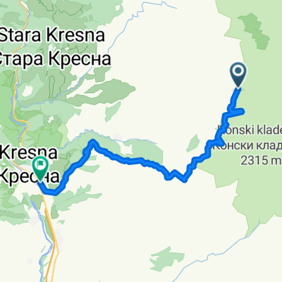 Загаза - Кресна