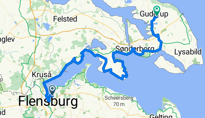 Tag 10 Flensburg - Grasten - Sonderborg - Guderup
