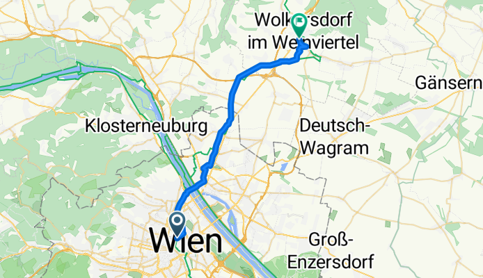 Wien Schottentor - Wolkersdorf Bahnhof CLONED FROM ROUTE 1346