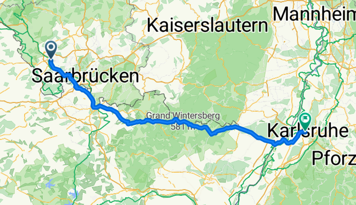 Ensdorf-Karlsruhe-Ensdorf