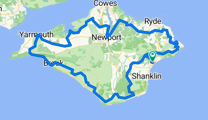 Long bike tour through Sandown