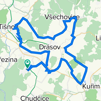 S, Kuřim, Mahost., Skalička, Tigál a zpět