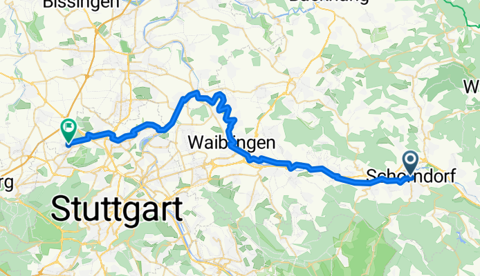 Remstalradweg Schornd.-Neckarrems