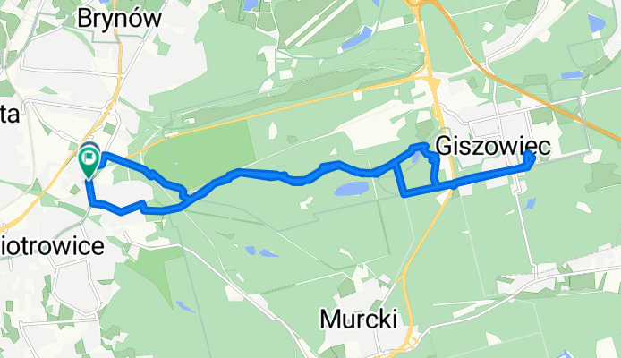 Z Ochojca na Giszowiec i powrót przez las