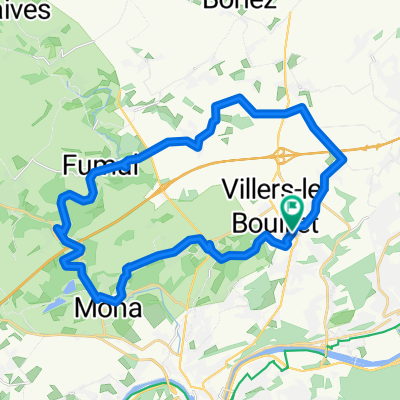 Villers - Vinalmont - Moha - Huccorgne - Fumal - Warnant - Fize