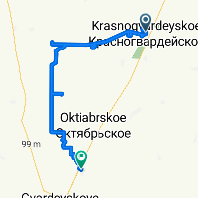 С Красногвардейского полями до дома
