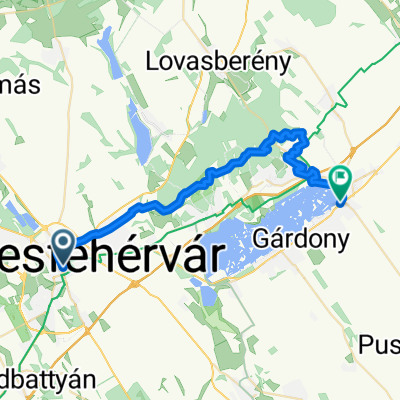 Székesfehérvár-Sukorói dombok-Velence