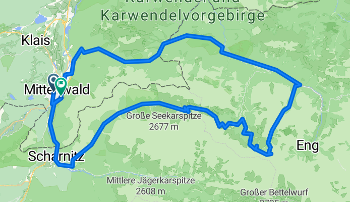 Grosse Karwendelrunde zur Falkenhütte
