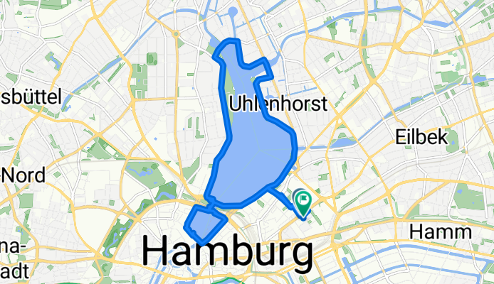 Hamburg - Runde um die Alster