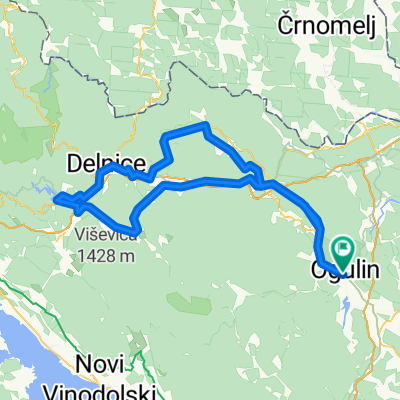 Ogulin-Lokve-Mrkopalj-Ravna Gora-Ogulin