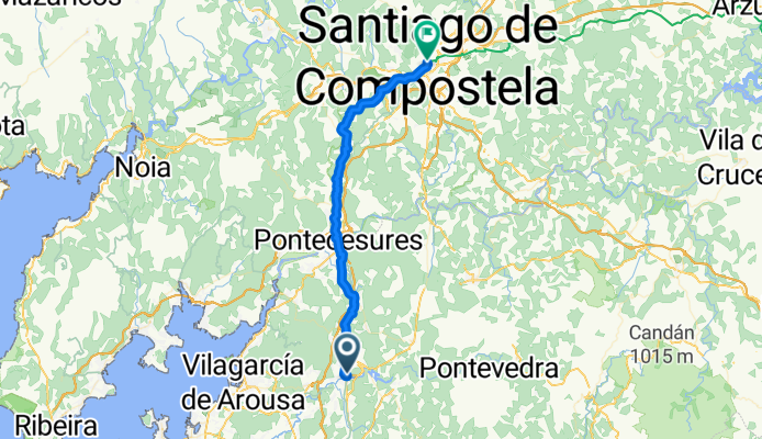 Caldas de Reis to Santiago de Compostela