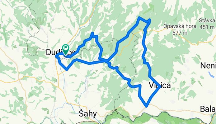 Dudince - Hrušov - Dudince