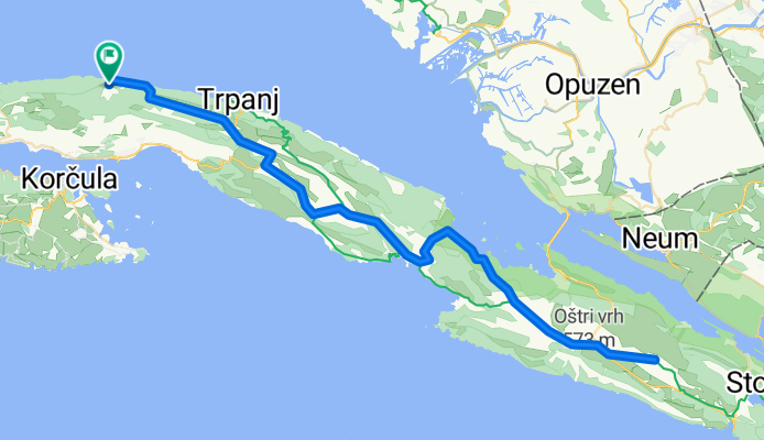 Duba 100k prema Stonu i nazad