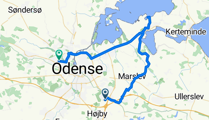 41km hjem over ulriksholm