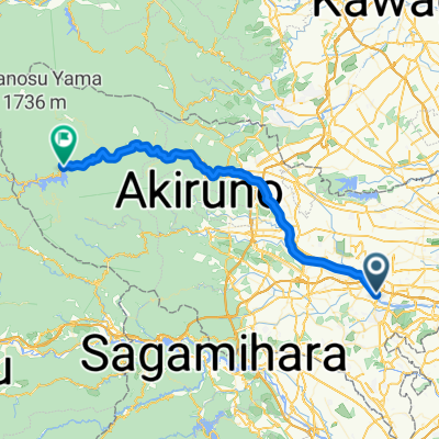Fuchu  to Okutama-ko
