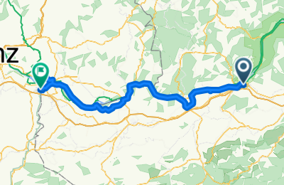 Route in der Bikemap App öffnen