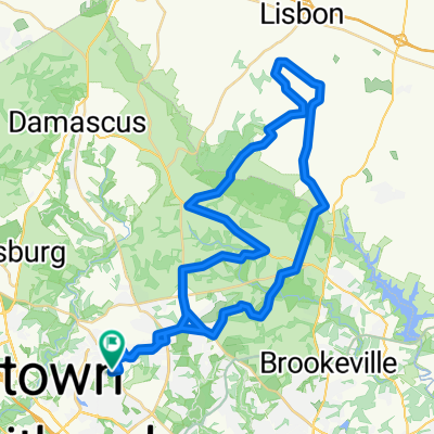 Long ride through Gaithersburg