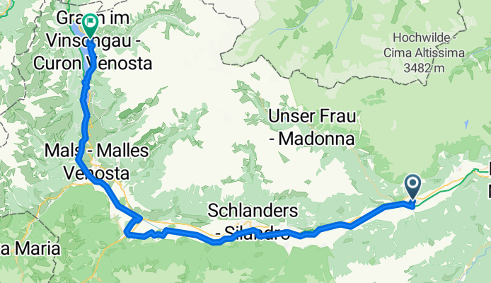 Panorama Genusstour Vinschgau