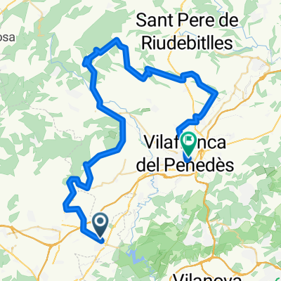 Proposta ruta per El Penedes 2017