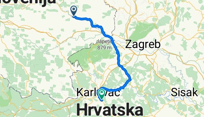 Sevnica - Samobor - Karlovac