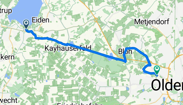 Radrunde von Bad Zwischenahn nach Oldenburg