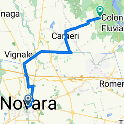 NOVARA-PICCHETTA con canale Cavour
