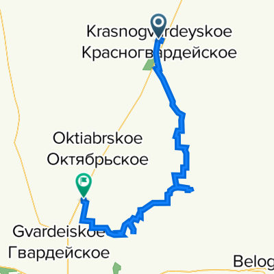 Из Красногвардейского через Географический центр Крыма