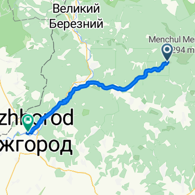 Липовець- Ужгород